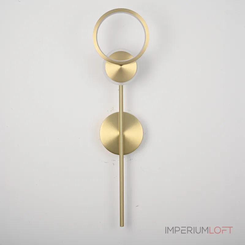Настенный светильник ZINGY A Brass от ImperiumLoft