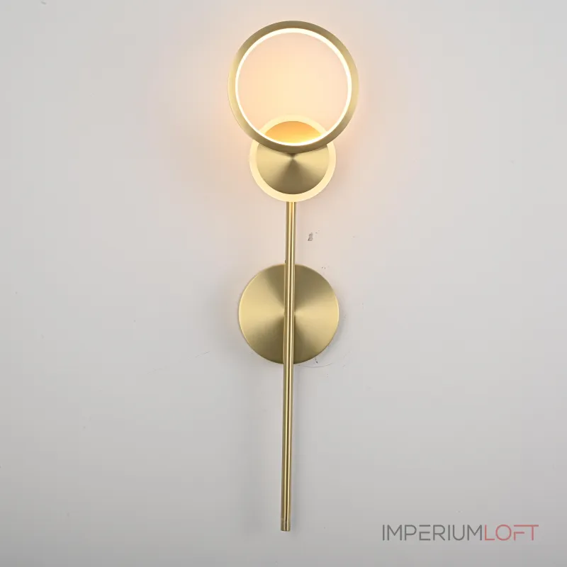 Настенный светильник ZINGY A Brass от ImperiumLoft