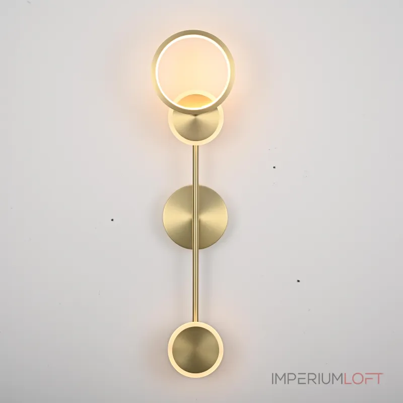 Настенный светильник ZINGY B Brass от ImperiumLoft