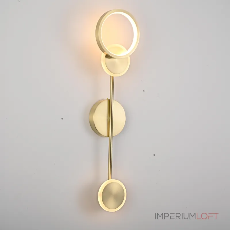 Настенный светильник ZINGY B Brass от ImperiumLoft