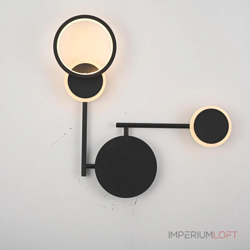 Настенный светильник ZINGY C Black от ImperiumLoft