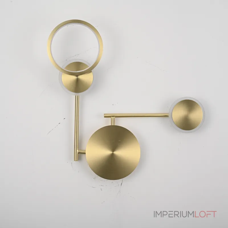 Настенный светильник ZINGY C Brass от ImperiumLoft