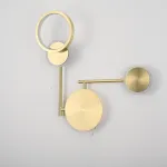 Настенный светильник ZINGY C Brass от ImperiumLoft