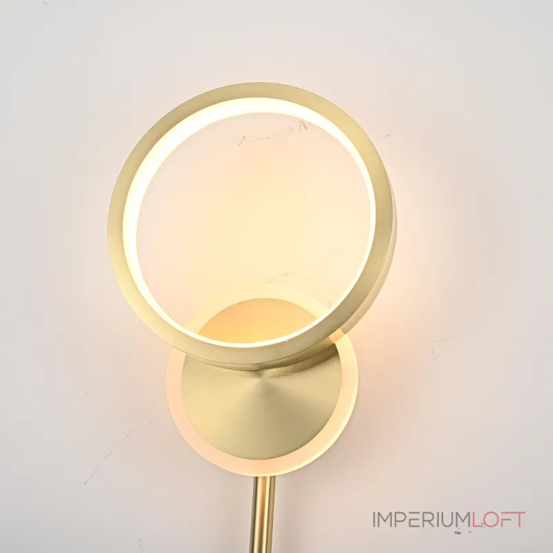 Настенный светильник ZINGY C Brass от ImperiumLoft