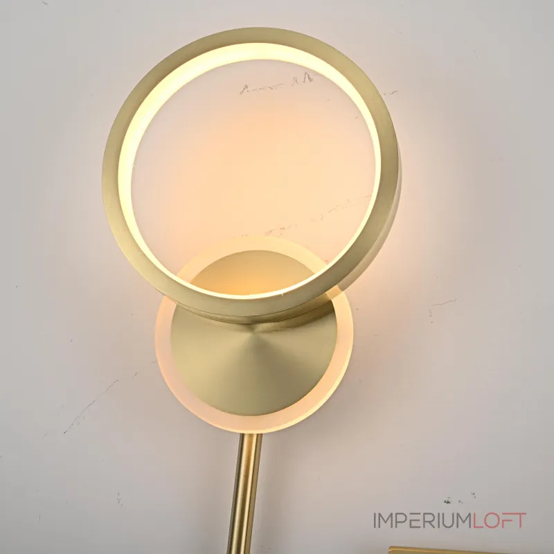 Настенный светильник ZINGY C Brass от ImperiumLoft