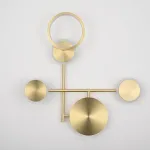 Настенный светильник ZINGY D Brass от ImperiumLoft