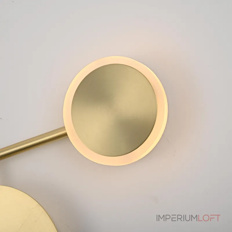 Настенный светильник ZINGY D Brass от ImperiumLoft