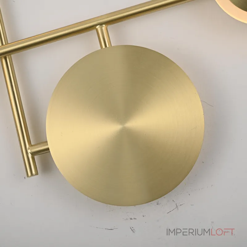 Настенный светильник ZINGY D Brass от ImperiumLoft