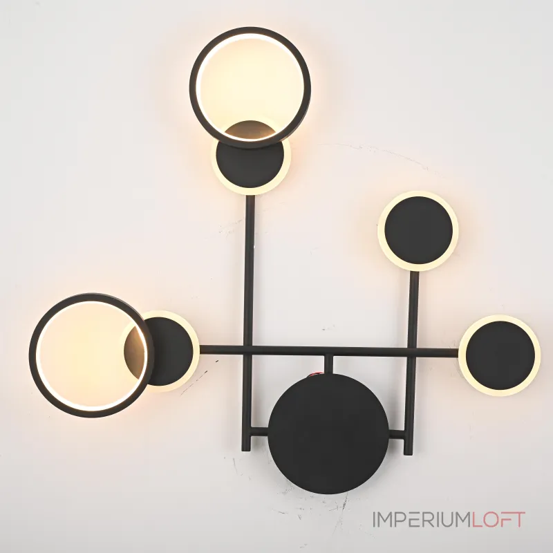 Настенный светильник ZINGY E Black от ImperiumLoft Настенный светильник ZINGY E Black от ImperiumLoft