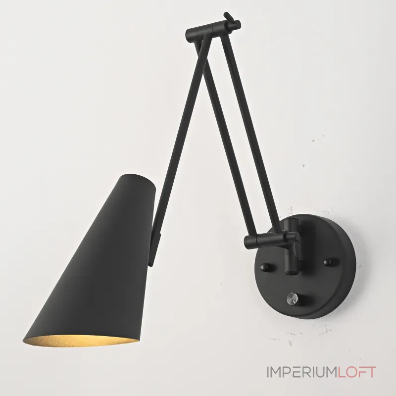 Настенный светильник FREDLY B Black от ImperiumLoft Настенный светильник FREDLY B Black от ImperiumLoft