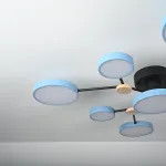 Потолочная люстра GAMMA D98 Blue