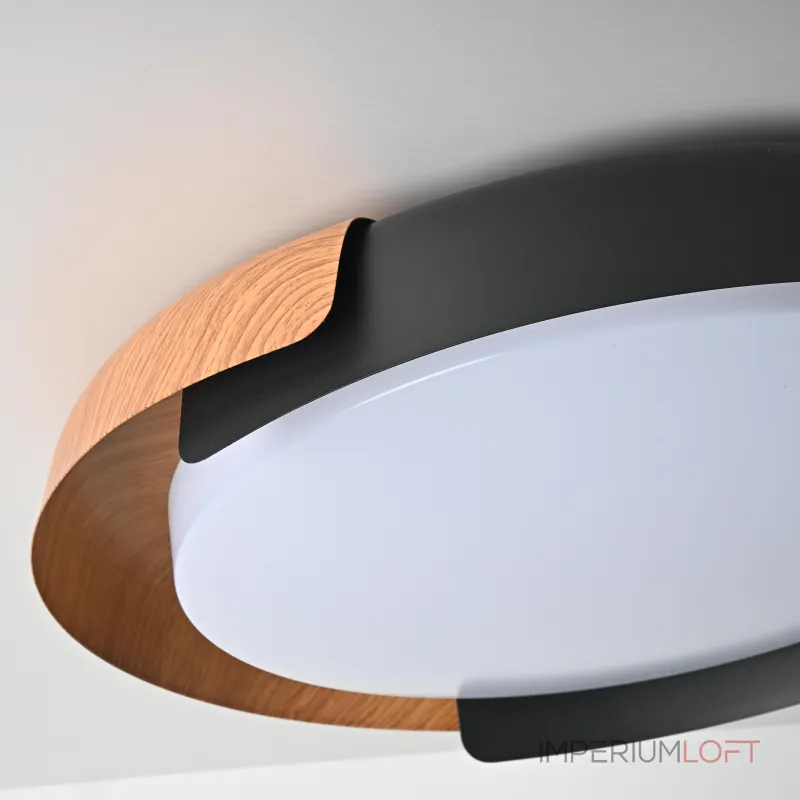 Потолочный светильник ADDA Black/Wood от ImperiumLoft Потолочный светильник ADDA Black/Wood от ImperiumLoft