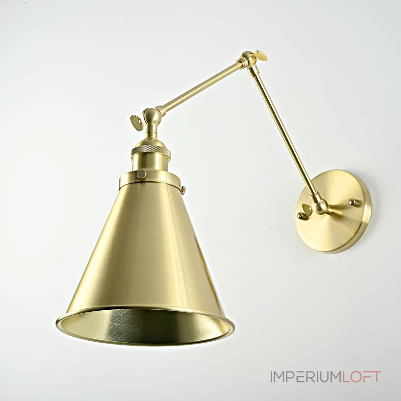 Бра Loft Cone Library II Gold от ImperiumLoft Бра Loft Cone Library II Gold от ImperiumLoft