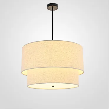 Подвесной светильник RH TWO-TIER ROUND Shade Linen