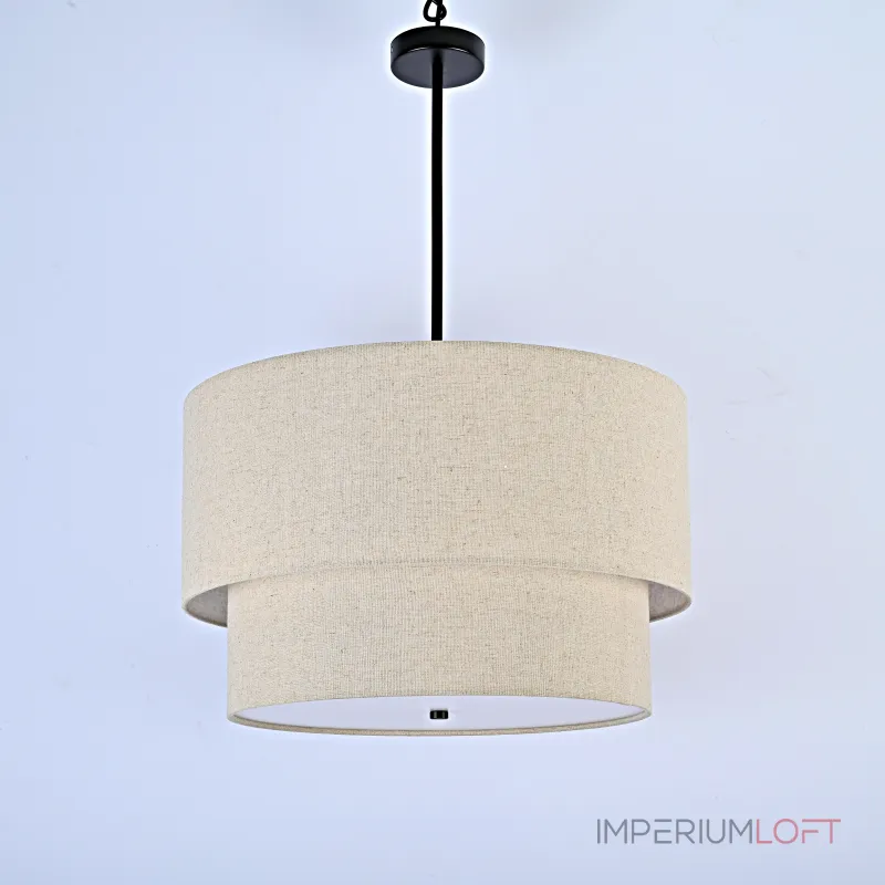 Подвесной светильник RH TWO-TIER ROUND Shade Linen