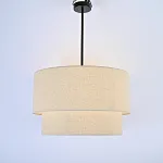 Подвесной светильник RH TWO-TIER ROUND Shade Linen