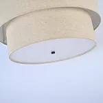Подвесной светильник RH TWO-TIER ROUND Shade Linen