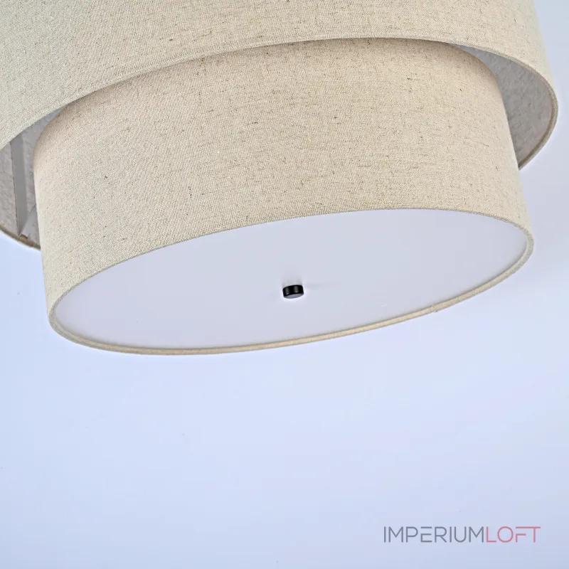 Подвесной светильник RH TWO-TIER ROUND Shade Linen