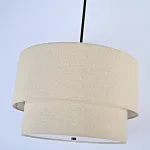 Подвесной светильник RH TWO-TIER ROUND Shade Linen