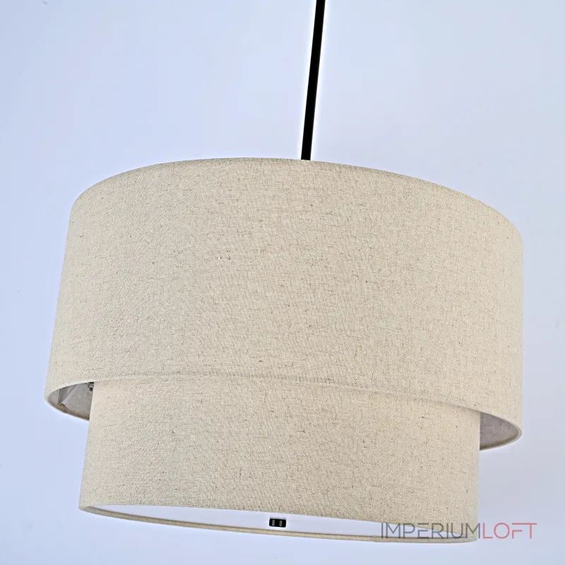 Подвесной светильник RH TWO-TIER ROUND Shade Linen