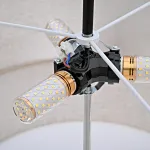 Подвесной светильник RH TWO-TIER ROUND Shade Linen