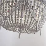 Люстра Anselme White Wood Large Chandelier