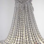 Люстра Anselme White Wood Large Chandelier