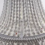 Люстра Anselme White Wood Large Chandelier