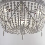 Подвесная люстра RH Anselme White Wood Weathered Chandelier
