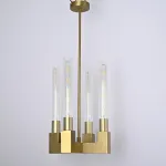 Люстра на штанге CANELLE Pendant lamp 4 Modern Brass