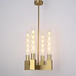 Люстра на штанге CANELLE Pendant lamp 4 Modern Brass