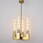 Люстра на штанге CANELLE Pendant lamp 4 Modern Brass