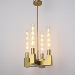 Люстра на штанге CANELLE Pendant lamp 4 Modern Brass