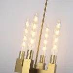 Люстра на штанге CANELLE Pendant lamp 4 Modern Brass