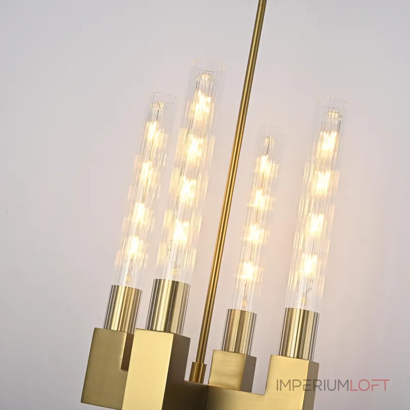 Люстра на штанге CANELLE Pendant lamp 4 Modern Brass