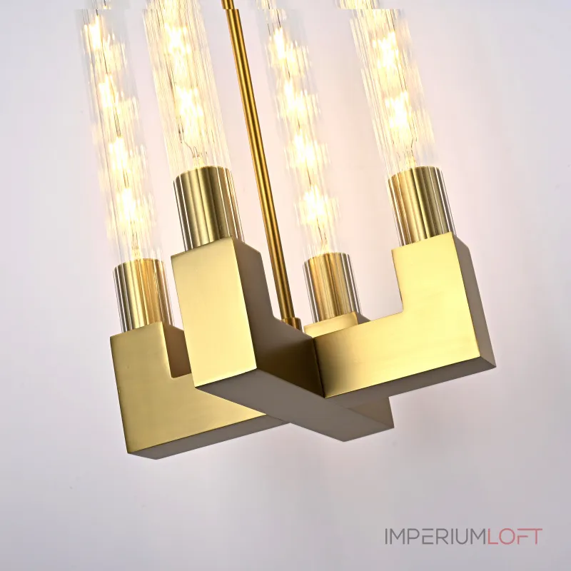 Люстра на штанге CANELLE Pendant lamp 4 Modern Brass