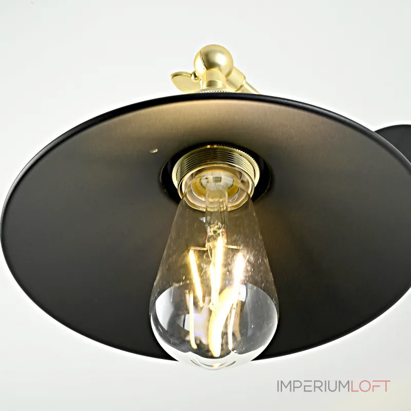 Бра Loft Cone Factory Black от ImperiumLoft