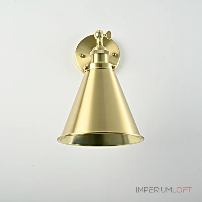Бра Loft Cone Library Gold от ImperiumLoft