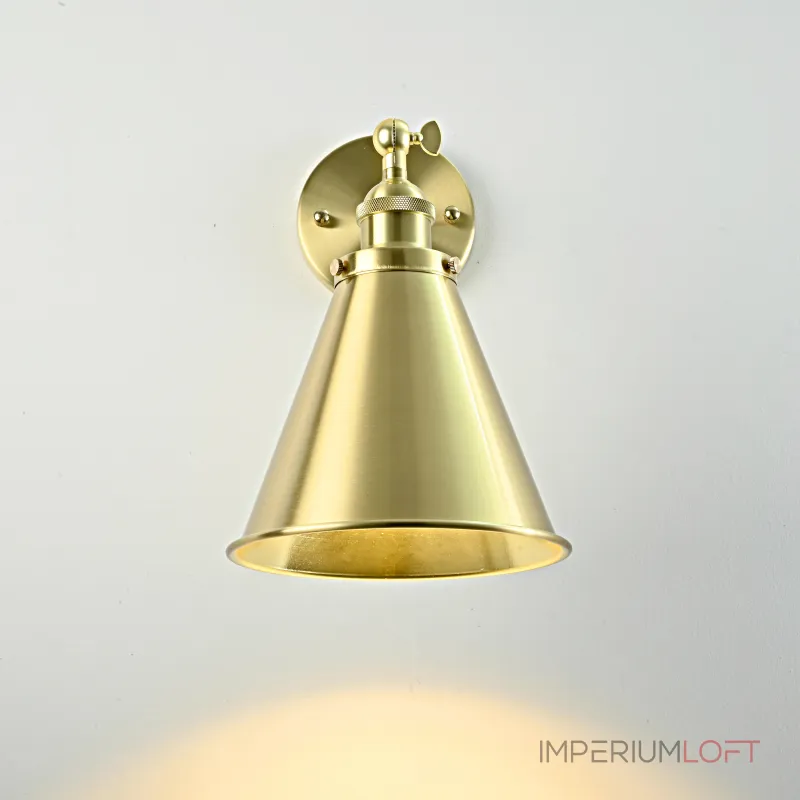 Бра Loft Cone Library Gold от ImperiumLoft