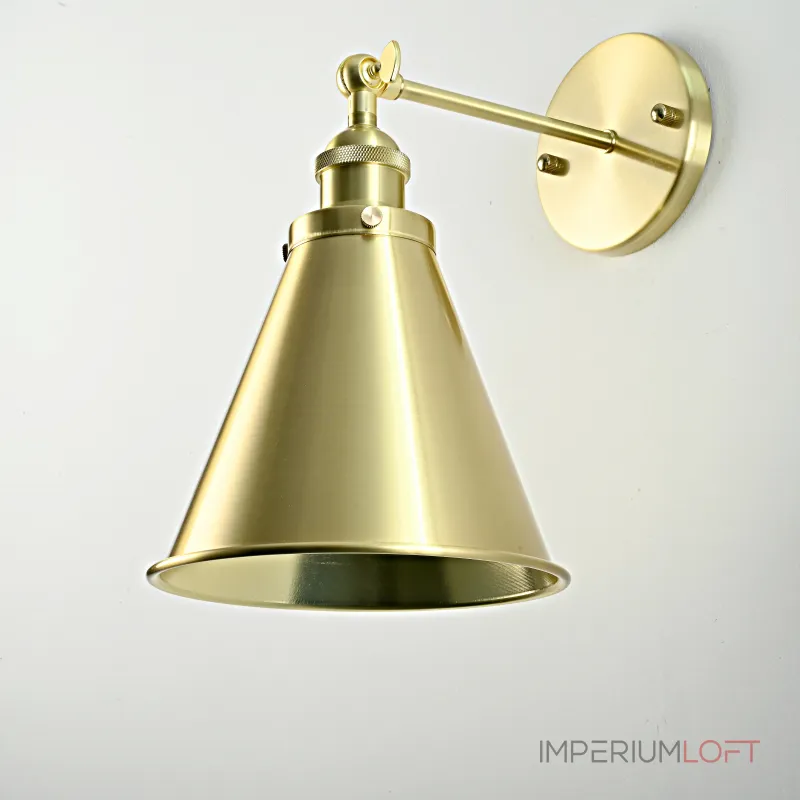 Бра Loft Cone Library Gold от ImperiumLoft