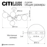 Потолочная люстра Citilux RONNY CL242163