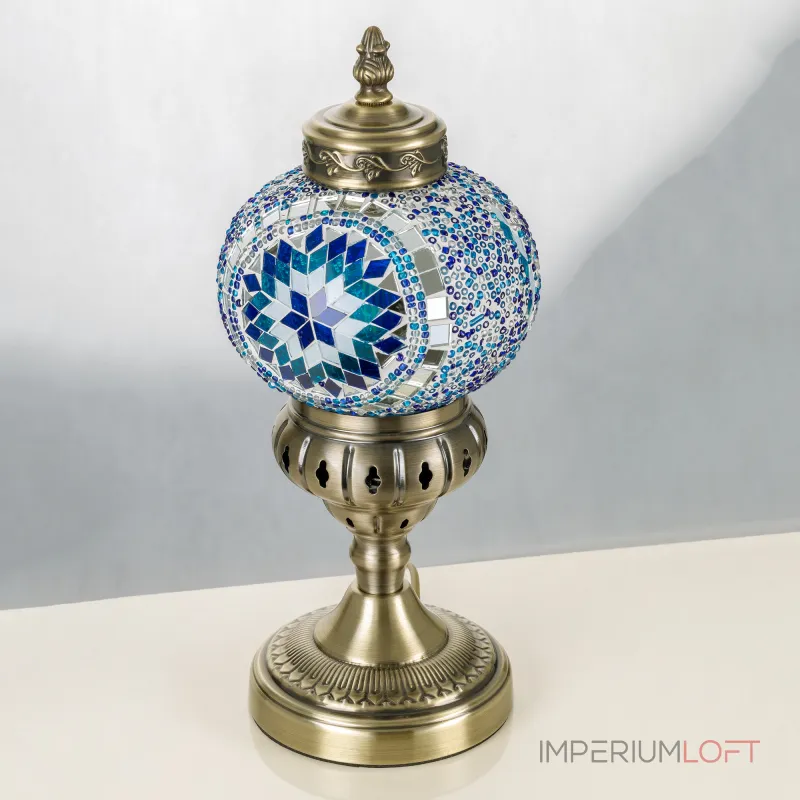 Настольная лампа Мозаика Синяя Citilux Каир CL419816 от ImperiumLoft