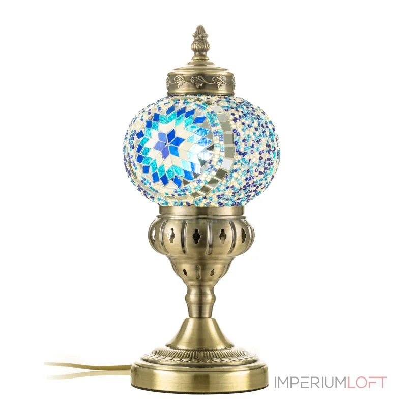 Настольная лампа Мозаика Синяя Citilux Каир CL419816 от ImperiumLoft