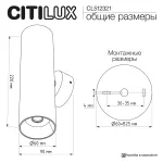 Настенный светильник Citilux AXEL CL512321 от ImperiumLoft