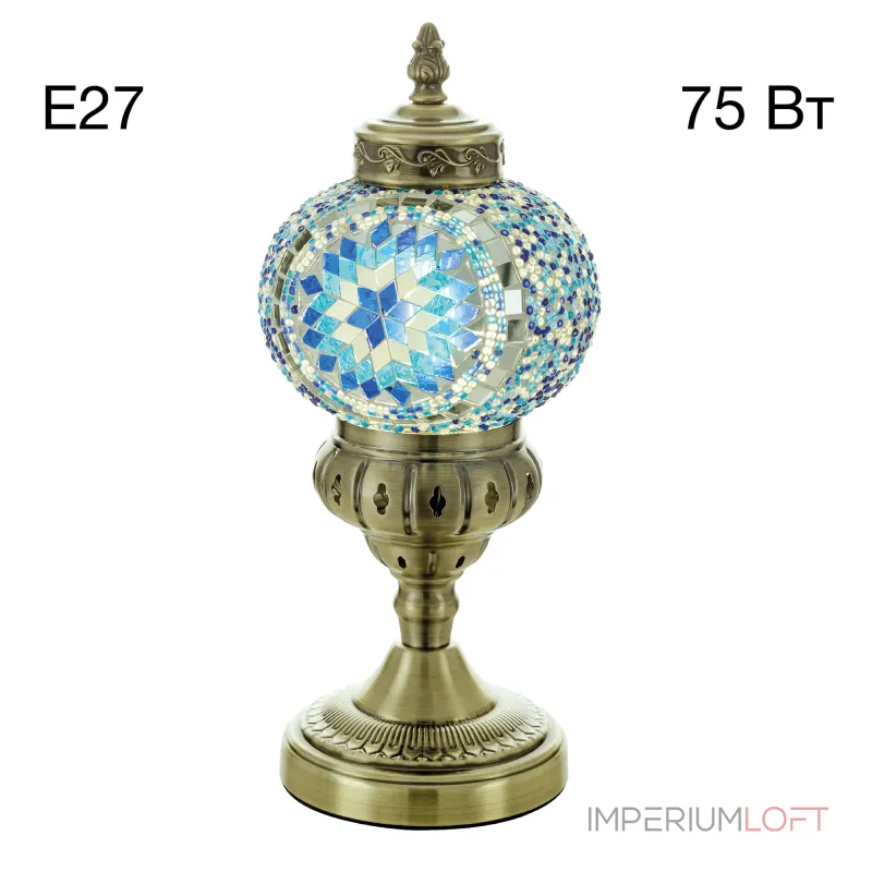 Настольная лампа Мозаика Синяя Citilux Каир CL419816 от ImperiumLoft