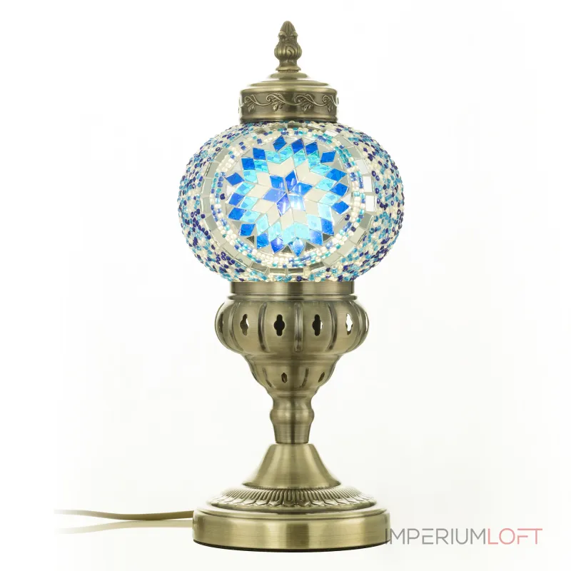 Настольная лампа Мозаика Синяя Citilux Каир CL419816 от ImperiumLoft