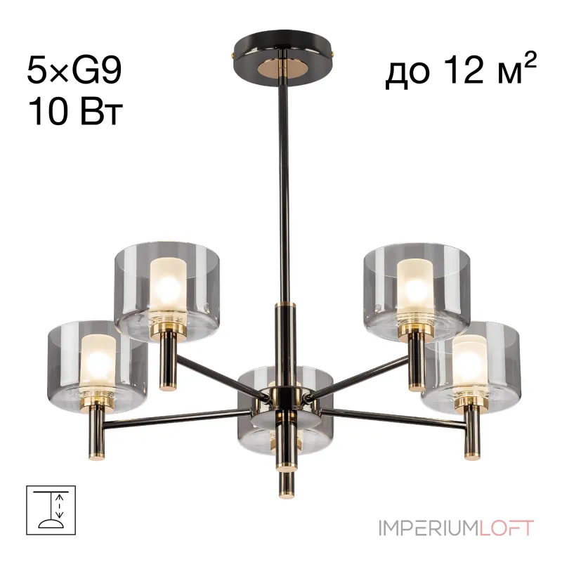 Люстра на штанге Citilux ELAN CL241151 Люстра на штанге Citilux ELAN CL241151