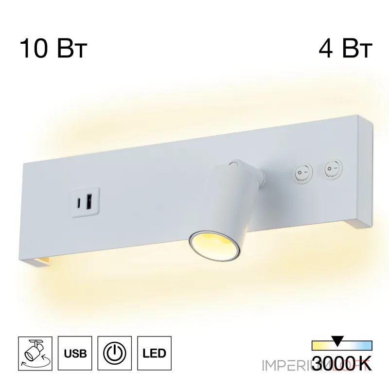 Светильник настенный Citilux Декарт CL704460 от ImperiumLoft