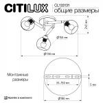 Потолочная люстра Citilux TIKA CL133131