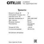 Светильник настенный Citilux Тринити CL238641 от ImperiumLoft
